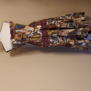 She's Cool Multicolor Patterned Dress